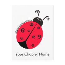 Alpha Sigma Alpha Ladybug Postcard