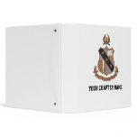 Alpha Sigma Phi Crest Vinyl Binder