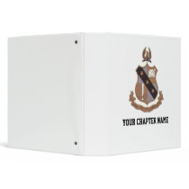 Alpha Sigma Phi Crest Vinyl Binder