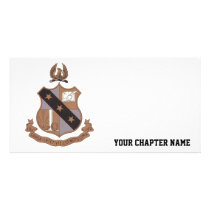 Alpha Sigma Phi Crest Photo Greeting Card