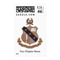 Alpha Sigma Phi Crest Postage Stamp