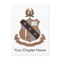 Alpha Sigma Phi Crest Post Cards