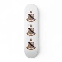 Alpha Sigma Phi Crest Custom Skateboard