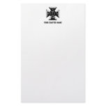 Alpha Tau Omega Badge Black &amp; White Personalized Stationery