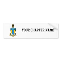 Alpha Tau Omega Color Crest Bumper Sticker