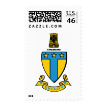 Alpha Tau Omega Color Crest Postage