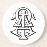 Alpha Tau Omega Interlocked Letters Coaster