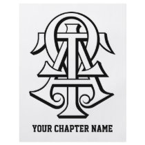 Alpha Tau Omega Interlocked Letters Flyer