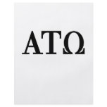 Alpha Tau Omega Letters Flyers