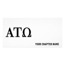 Alpha Tau Omega Letters Photo Cards