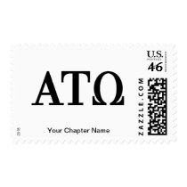 Alpha Tau Omega Letters Postage Stamp