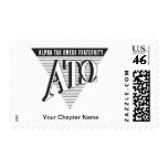 Alpha Tau Omega Name and Letters Postage Stamps