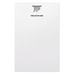 Alpha Tau Omega Name and Letters Stationery Paper