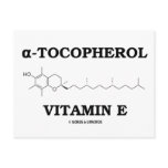 alpha-Tocopherol Vitamin E (Chemical Molecule) Post Card
