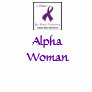 Alpha Woman shirt with ribbon