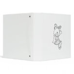 Alpha Xi Delta Bear Vinyl Binder