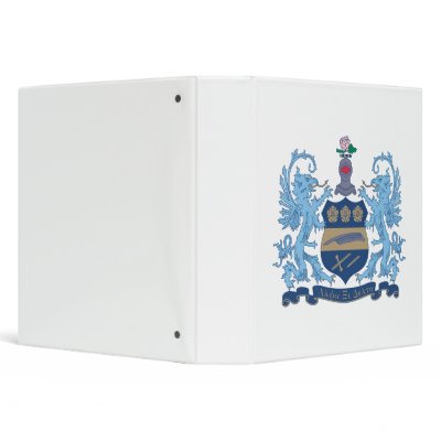 Alpha Xi Delta Crest Color 3 Ring Binders by AlphaXiDelta