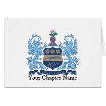 Alpha Xi Delta Crest Color Cards