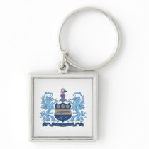 Alpha Xi Delta Crest Color Key Chain