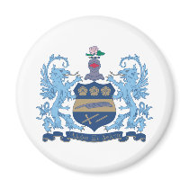 Alpha Xi Delta Crest Color Fridge Magnet