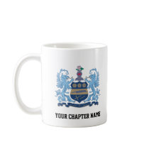 Alpha Xi Delta Crest Color Mugs