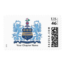 Alpha Xi Delta Crest Color Postage Stamp