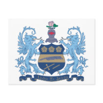 Alpha Xi Delta Crest Color Postcard