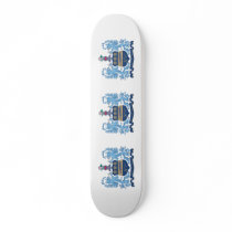 Alpha Xi Delta Crest Color Skate Board Decks