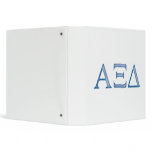 Alpha Xi Delta Letters 3 Ring Binders