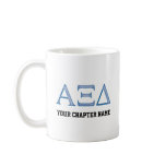 Alpha Xi Delta Letters Coffee Mugs