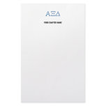 Alpha Xi Delta Letters Stationery Design