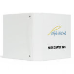 Alpha Xi Delta with Quill 3 Ring Binder