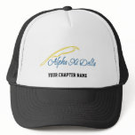 Alpha Xi Delta with Quill Mesh Hats