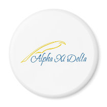 Alpha Xi Delta with Quill Magnets