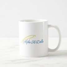 Alpha Xi Delta with Quill Mugs