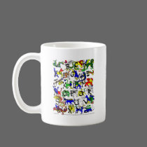 Alphabestiary! mugs