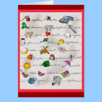 Alphabet A-Z cards