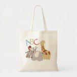 Alphabet Animals Tote Bag with ABC Letters bags