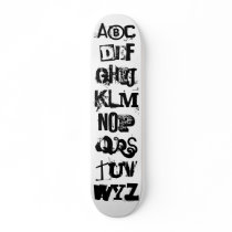 alphabet board skate board decks