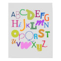 alphabet (bold) posters by foxandhoneyau alphabet (bold) posters