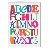 Alphabet Card by jamierushad Alphabet Card