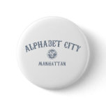 Alphabet City Pinback Button