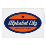 Alphabet City Greeting Card