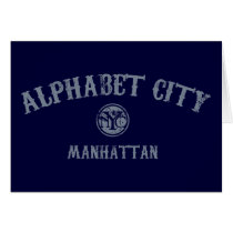 Alphabet City Card