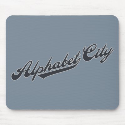 Alphabet City Mouse Pads by nycproud