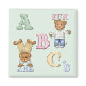 Alphabet Fun Teddy Bears magnets
