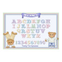 Alphabet Fun Teddy Bears posters by Spice Alphabet Fun Teddy Bears posters