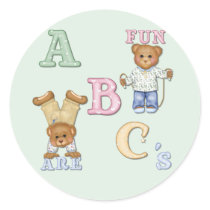 Alphabet Fun Teddy Bears stickers by Spice Alphabet Fun Teddy Bears stickers
