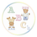 Alphabet Fun Teddy Bears stickers