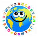 Alphabet Globe posters